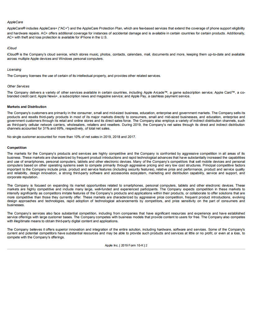 苹果公司（APPLE）2019年年度报告（英文版）.pdf 第5页