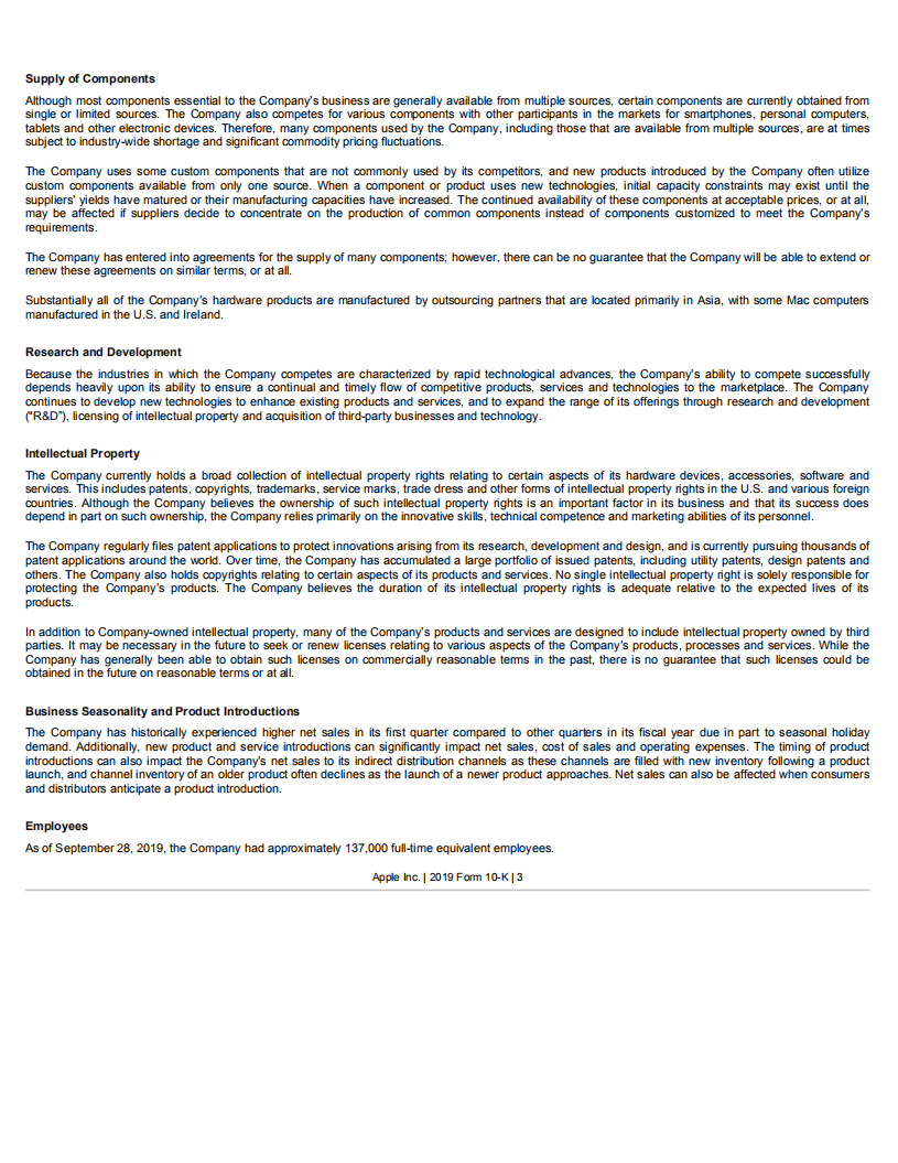 苹果公司（APPLE）2019年年度报告（英文版）.pdf 第6页