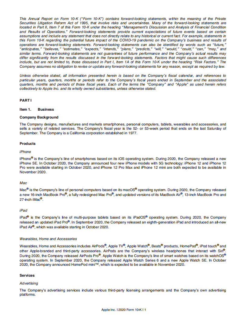 苹果公司（APPLE）2020年年度报告（英文版）.pdf 第4页