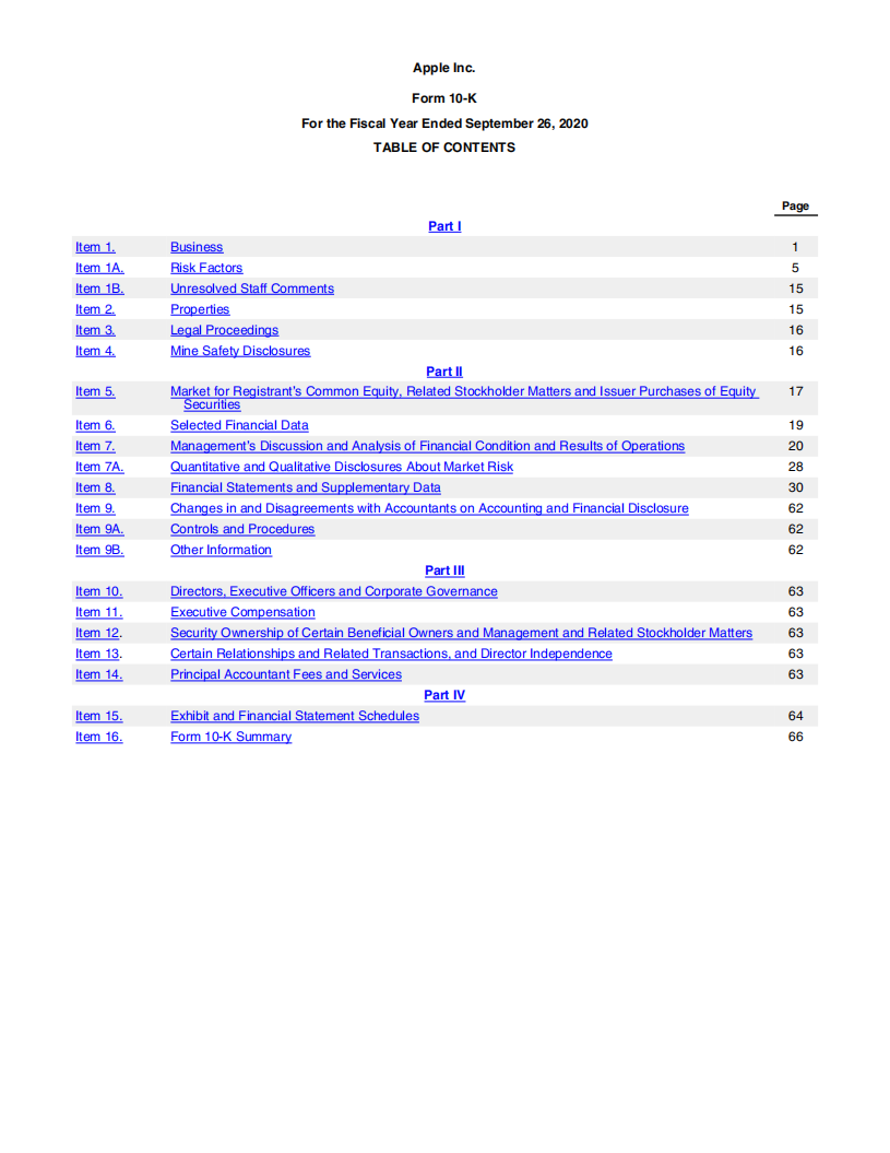 苹果公司（APPLE）2020年年度报告（英文版）.pdf 第3页