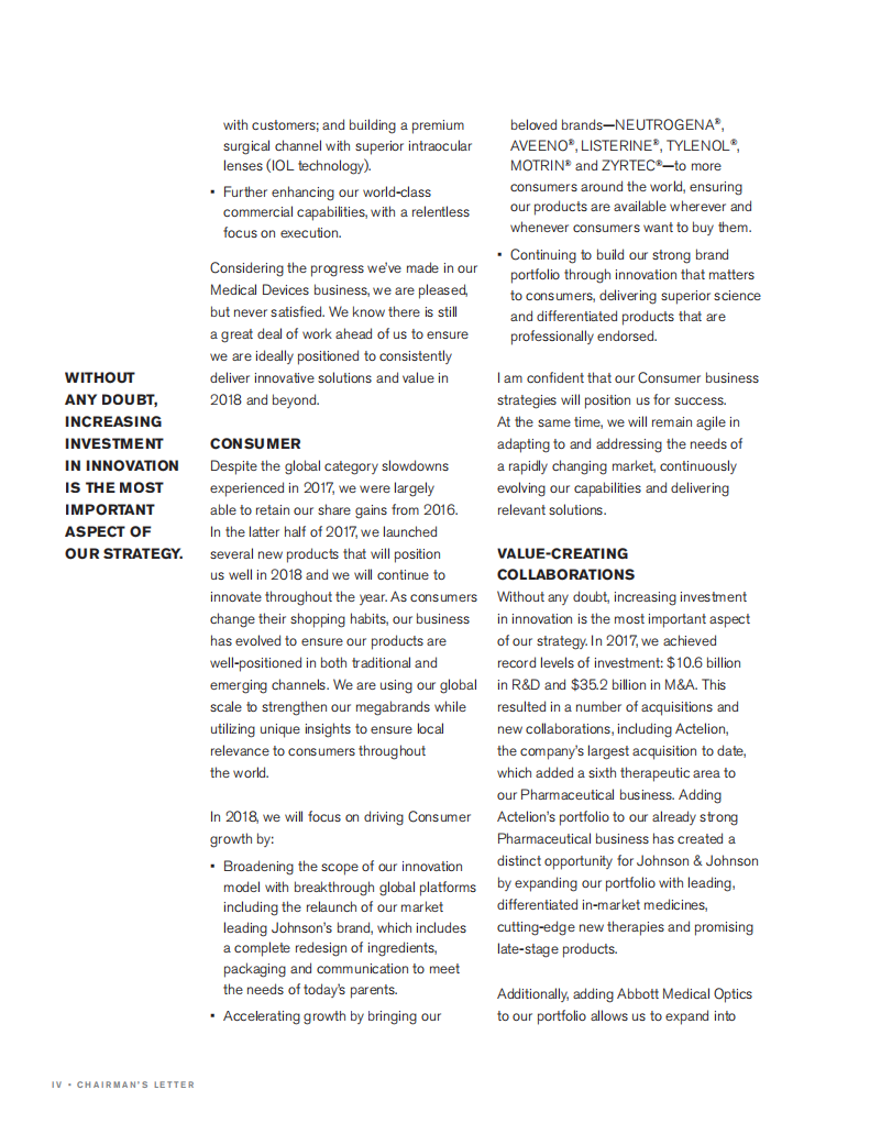 强生（JOHNSON & JOHNSON）2017年年度报告（英文版）.pdf 第6页