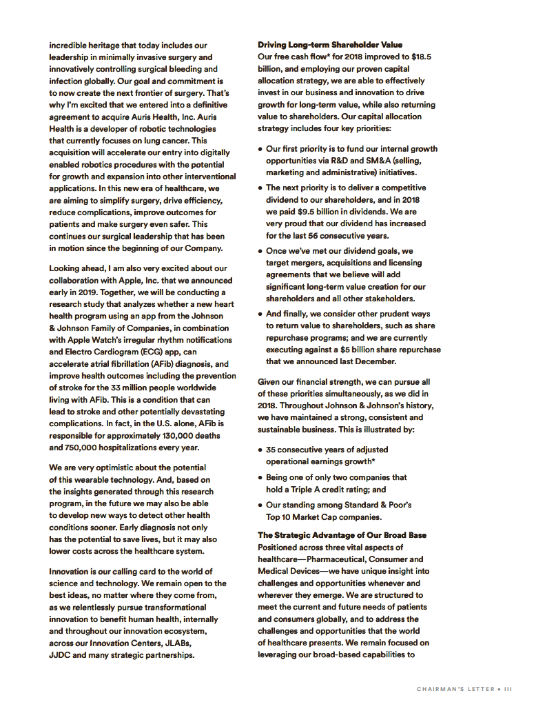 强生（JOHNSON & JOHNSON）2018年年度报告（英文版）.pdf 第5页