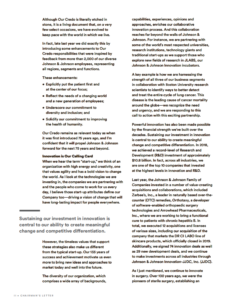 强生（JOHNSON & JOHNSON）2018年年度报告（英文版）.pdf 第4页