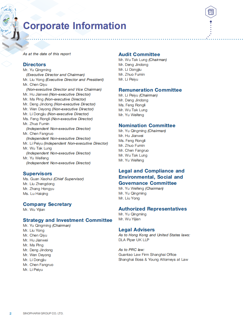 中国医药集团有限公司（SINOPHARM）2021年年度报告（英文版）.pdf 第4页