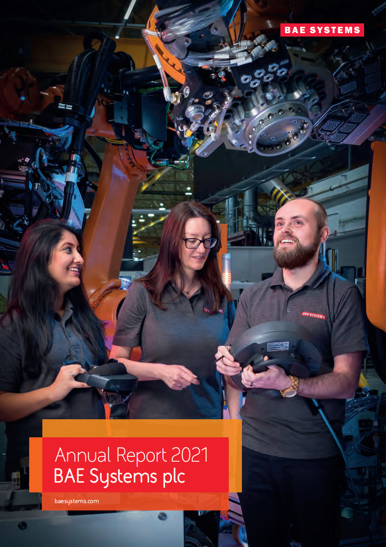 BAE系统公司（BAE SYSTEMS）2021年年度报告（英文版）.pdf 第1页