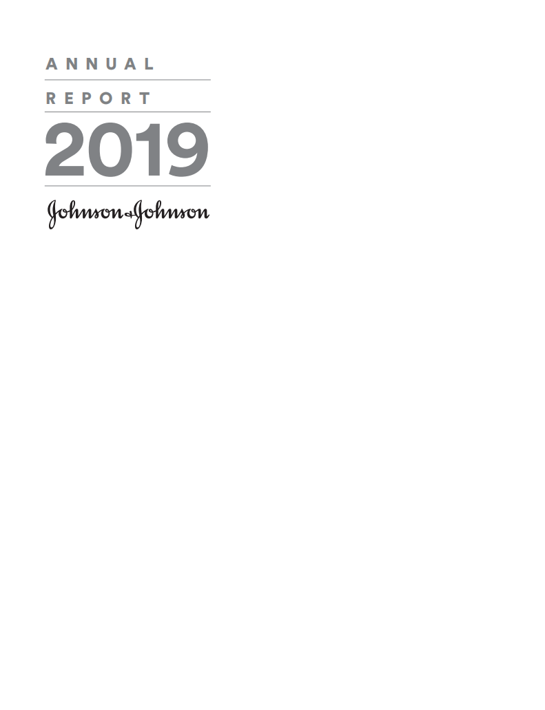 强生（JOHNSON & JOHNSON）2019年年度报告（英文版）.pdf 第1页