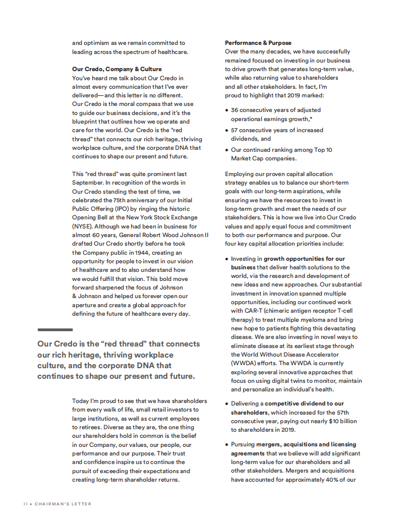 强生（JOHNSON & JOHNSON）2019年年度报告（英文版）.pdf 第4页