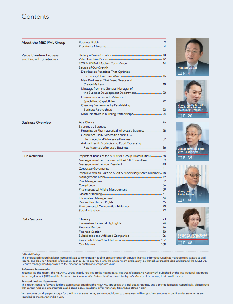 Medipal控股公司（MEDIPAL HOLDINGS）2021年年度报告（英文版）.pdf 第2页