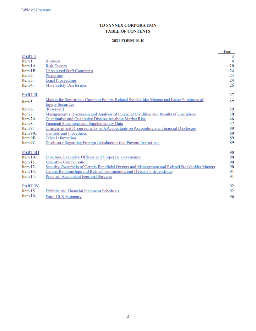 Synnex公司（SYNNEX）2021年年度报告（英文版）.pdf 第6页