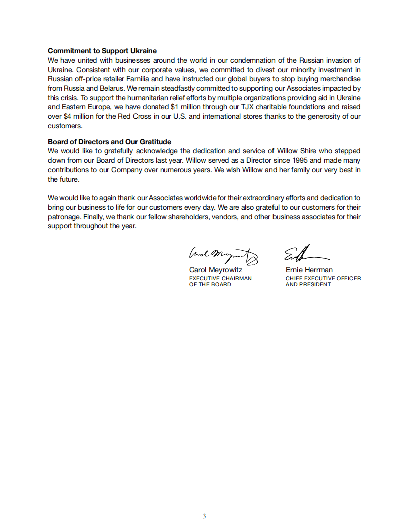 TJX公司（TJX）2021年年度报告（英文版）.pdf 第5页