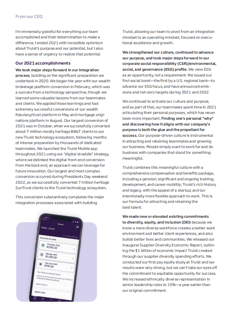 Truist Financial公司（TRUIST FINANCIAL）2021年年度报告（英文版）.pdf 第6页