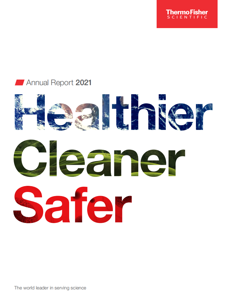 赛默飞世尔科技公司（THERMO FISHER SCIENTIFIC）2021年年度报告（英文版）.pdf 第1页