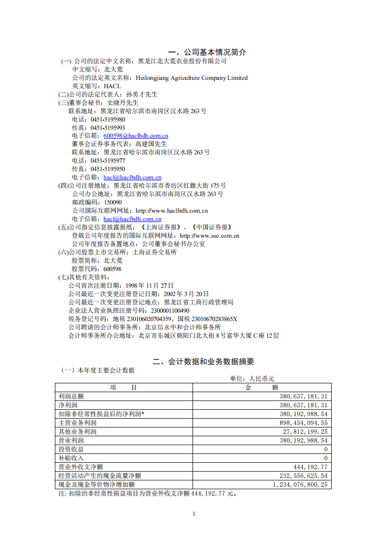 黑龙江北大荒农业股份有限公司2002年年度报告.PDF 第3页