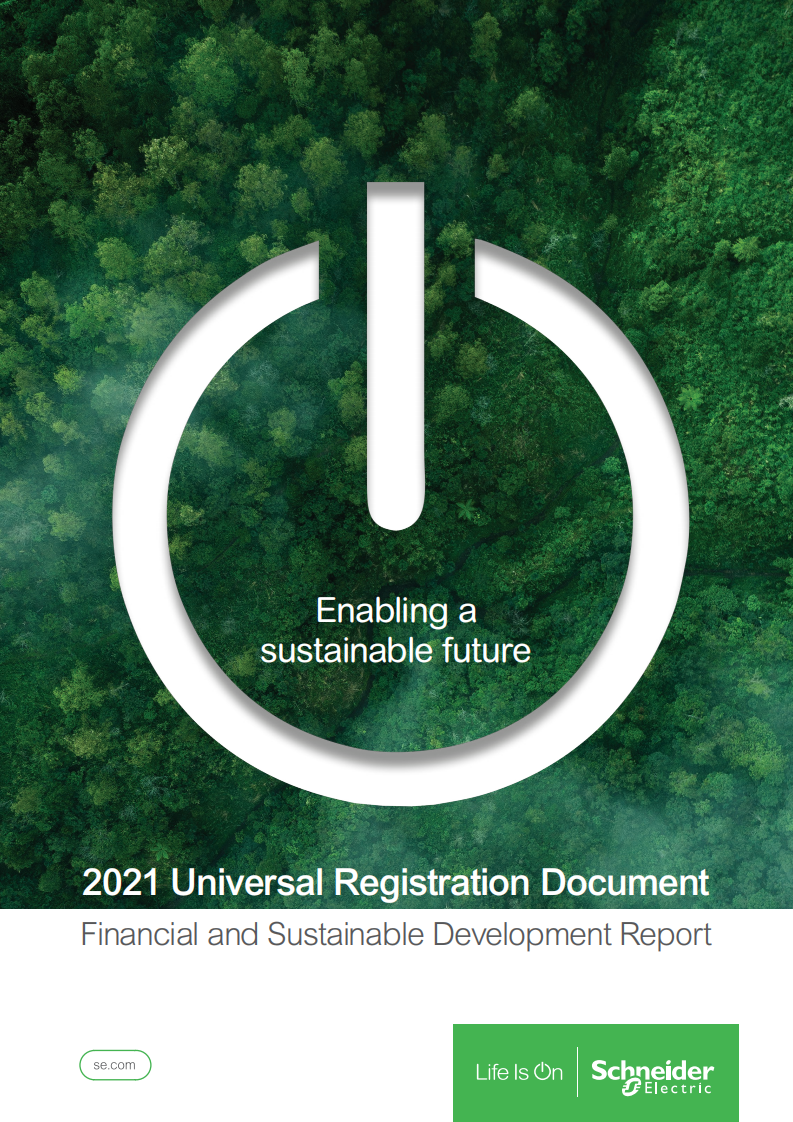 施耐德电气（SCHNEIDER ELECTRIC）2021年年度报告（英文版）.pdf 第1页