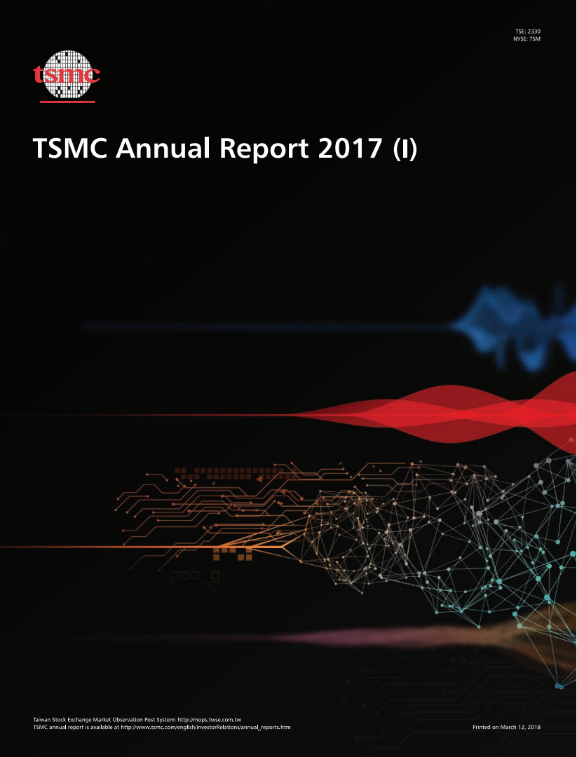 台积电（TSMA）2017年年度报告（英文版）.pdf 第1页
