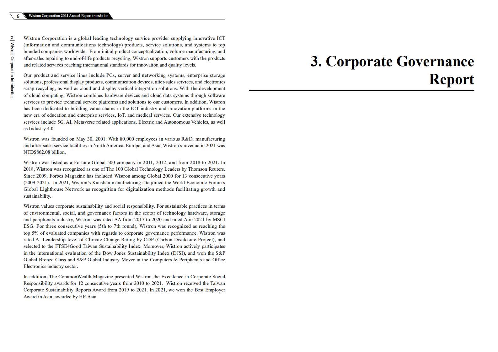 纬创集团（WISTRON）2021年年度报告（英文版）.pdf 第6页