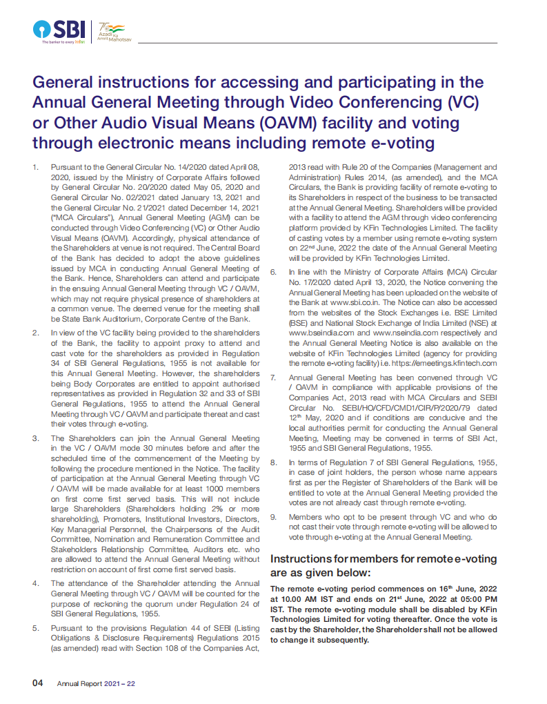 印度国家银行（STATE BANK OF INDIA）2021年年度报告（英文版）.pdf 第4页