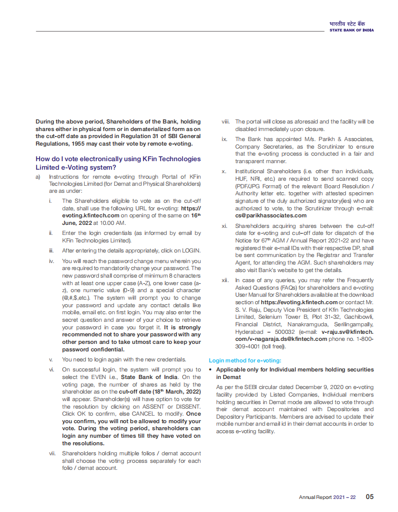 印度国家银行（STATE BANK OF INDIA）2021年年度报告（英文版）.pdf 第5页