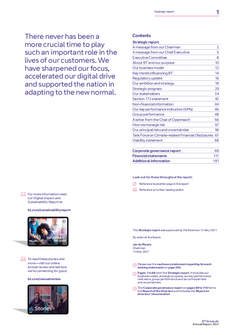 英国电信集团（BT GROUP）2021年年度报告（英文版）.pdf 第5页