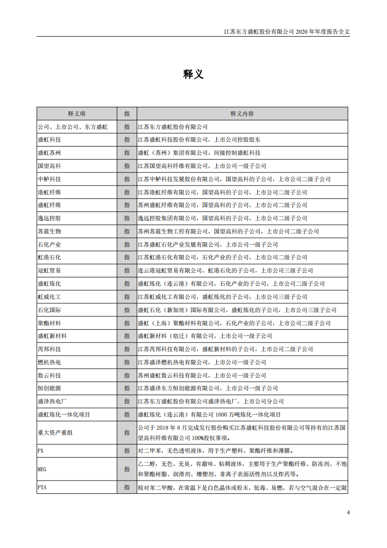 江苏东方盛虹股份有限公司2020年年度报告.PDF 第4页