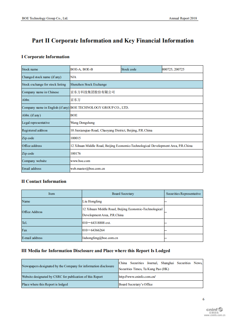 京东方科技集团股份有限公司2018年年度报告（英文版）.PDF 第6页