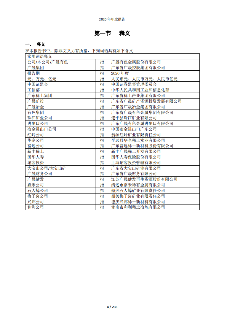 广晟有色金属股份有限公司2020年年度报告.PDF 第4页