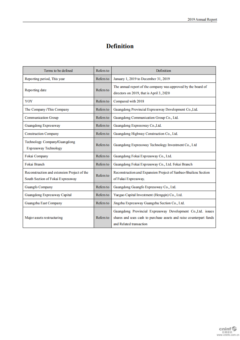 广东省高速公路发展股份有限公司2019年年度报告（英文版）.PDF 第4页