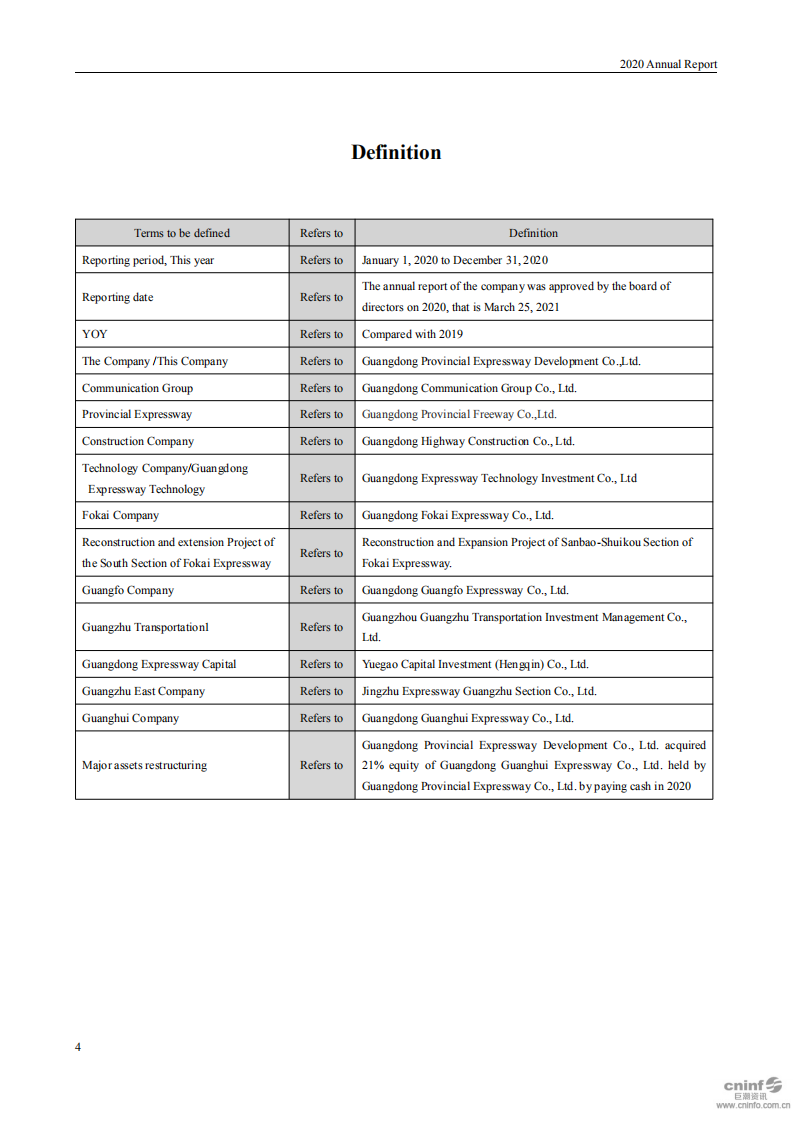 广东省高速公路发展股份有限公司2020年年度报告（英文版）.PDF 第4页