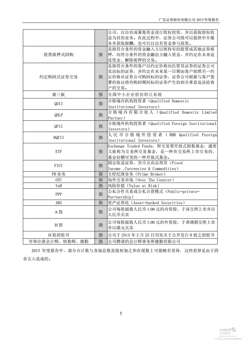 广发证券股份有限公司2015年年度报告.PDF 第5页