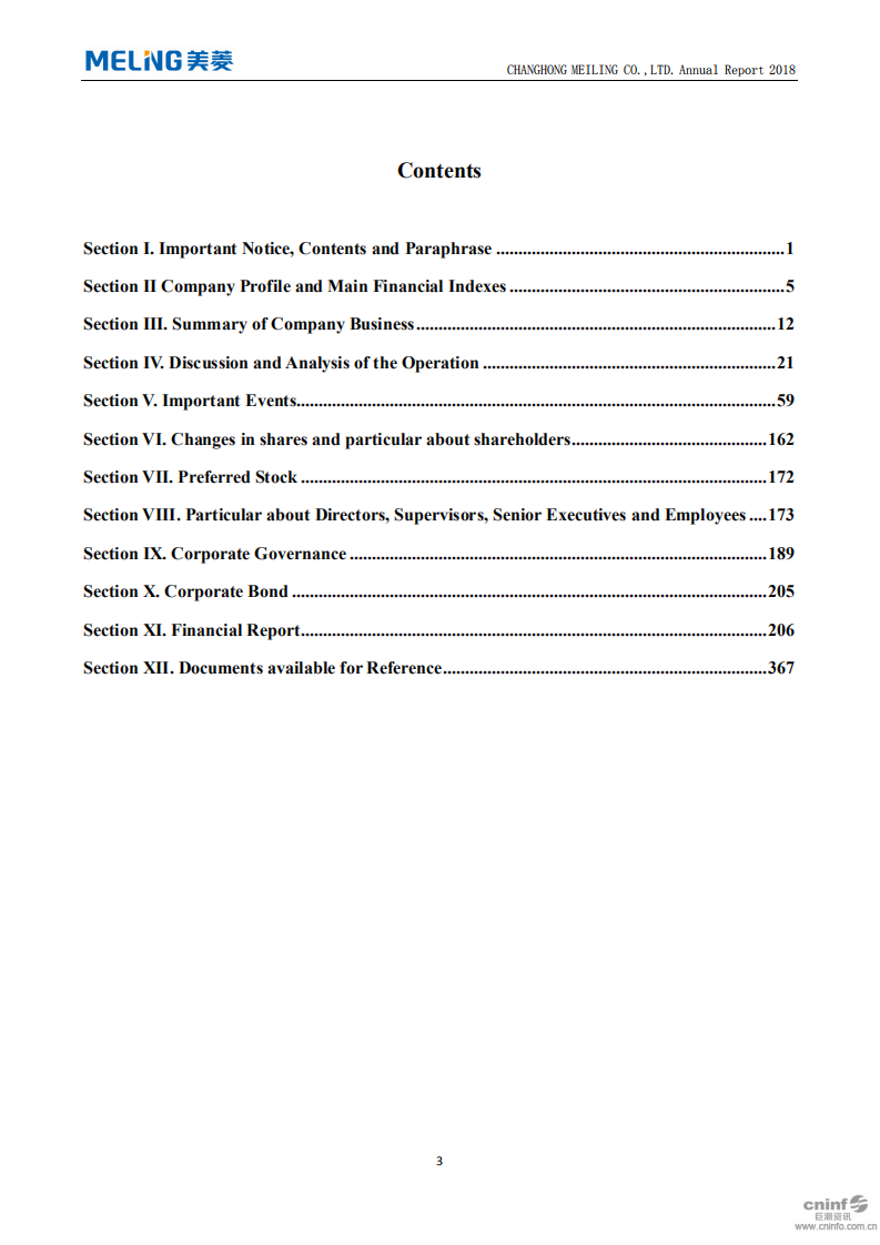 长虹美菱股份有限公司2018年年度报告（英文版）.pdf 第4页
