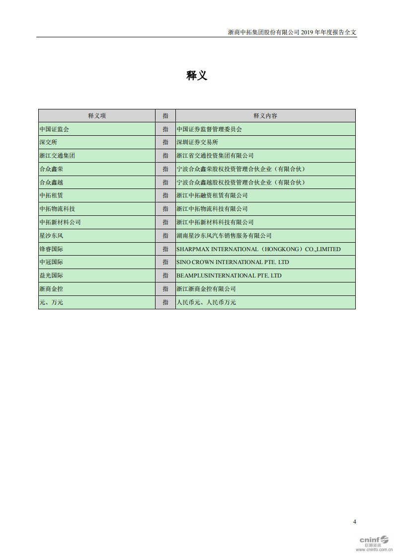 浙商中拓集团股份有限公司2019年年度报告.PDF 第4页