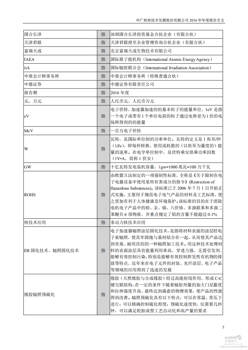 中广核核技术发展股份有限公司2016年年度报告.PDF 第5页