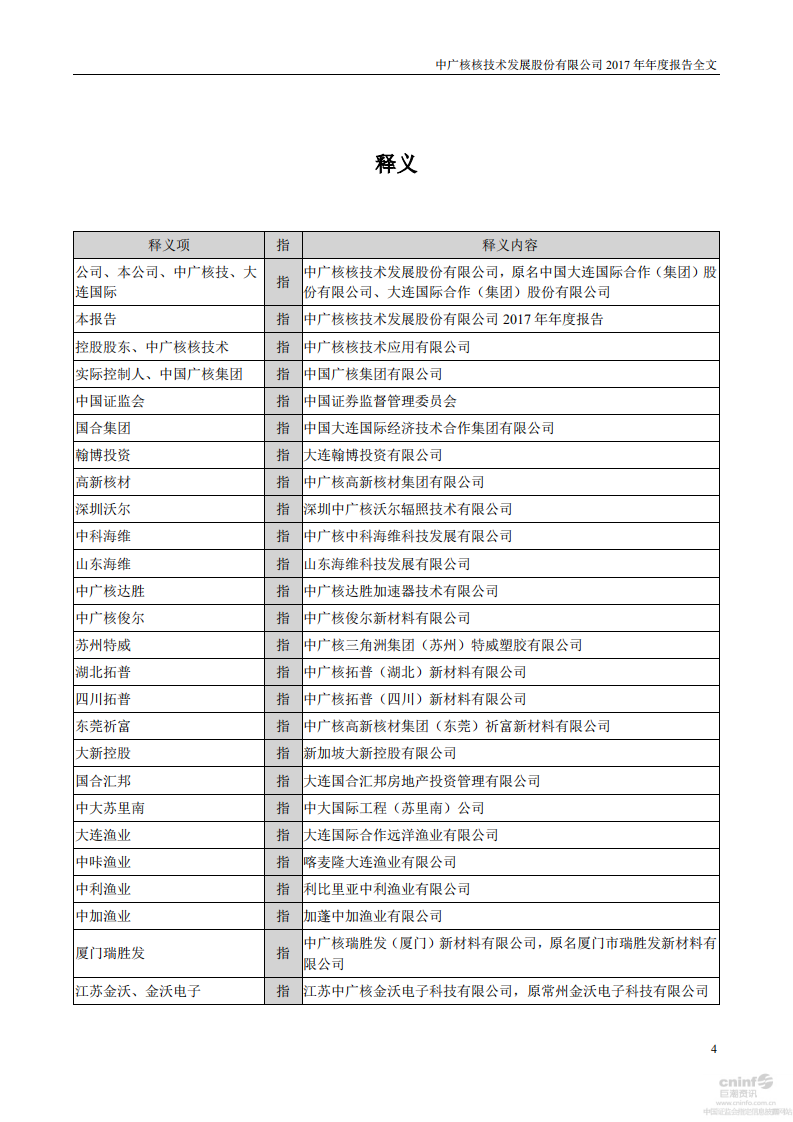 中广核核技术发展股份有限公司2017年年度报告.PDF 第4页