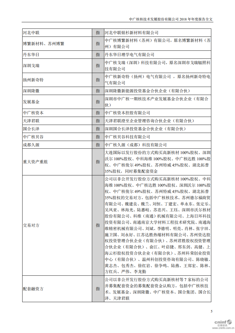 中广核核技术发展股份有限公司2018年年度报告.PDF 第5页