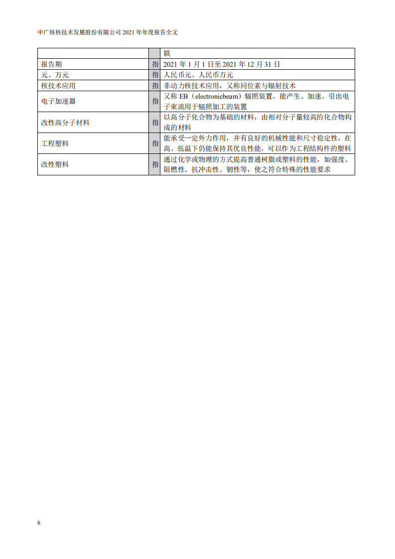 中广核核技术发展股份有限公司2021年年度报告.PDF 第6页