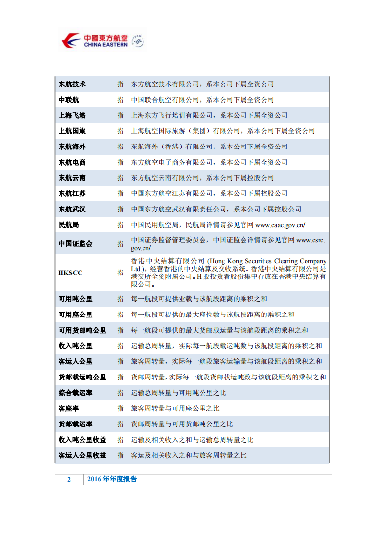 中国东方航空股份有限公司2016年年度报告.PDF 第5页
