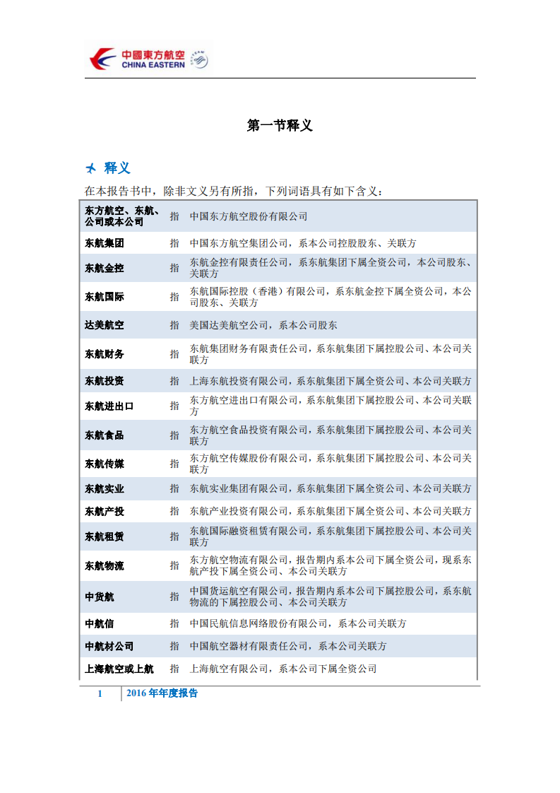 中国东方航空股份有限公司2016年年度报告.PDF 第4页