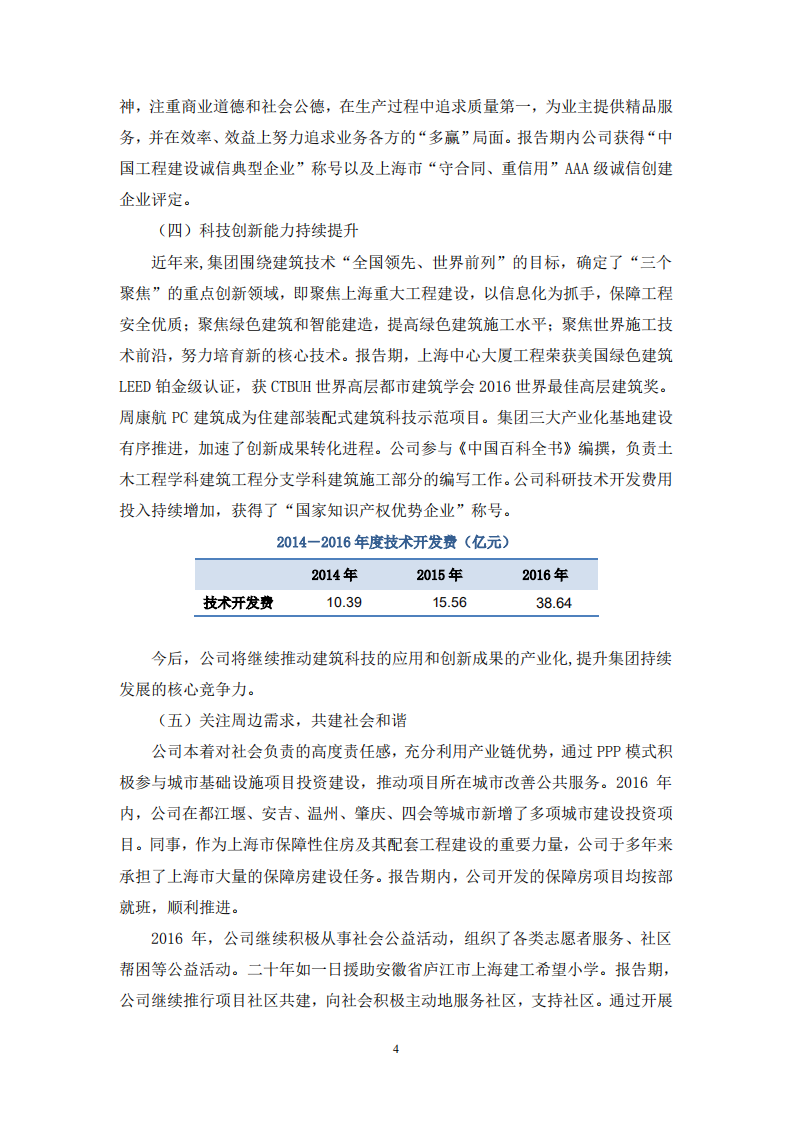上海建工集团股份有限公司2016年度履行社会责任的报告.PDF 第4页