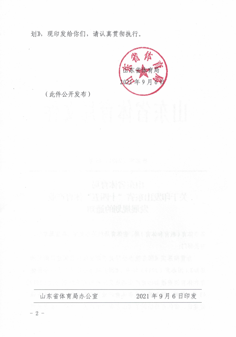 山东省“十四五”体育产业发展规划.pdf 第2页