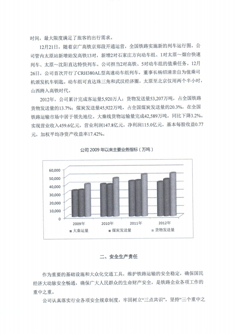 大秦铁路股份有限公司2012年度社会责任报告.PDF 第4页