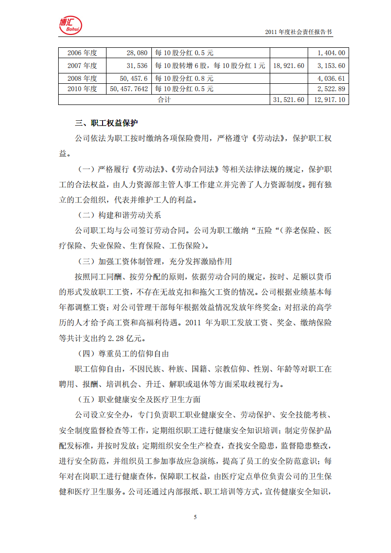 山东博汇纸业股份有限公司2011年度社会责任报告书.PDF 第5页