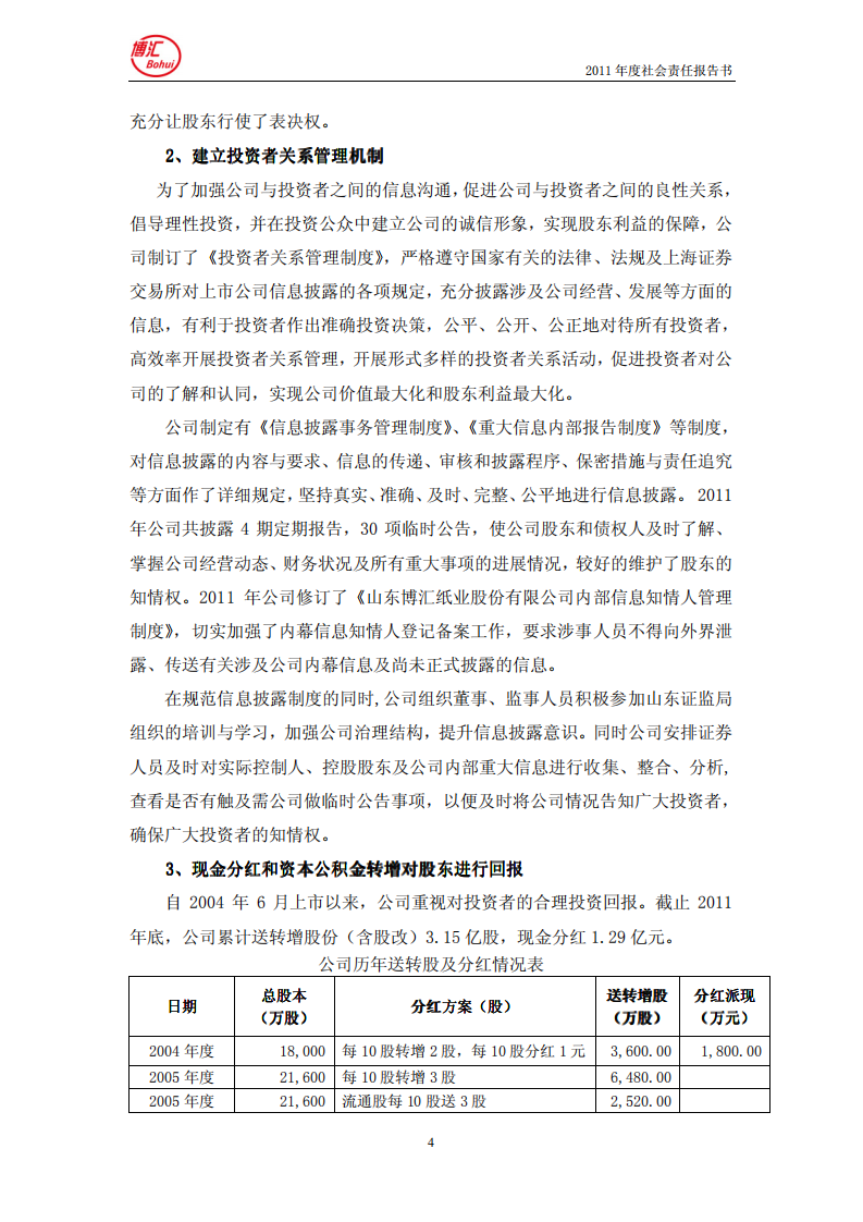 山东博汇纸业股份有限公司2011年度社会责任报告书.PDF 第4页