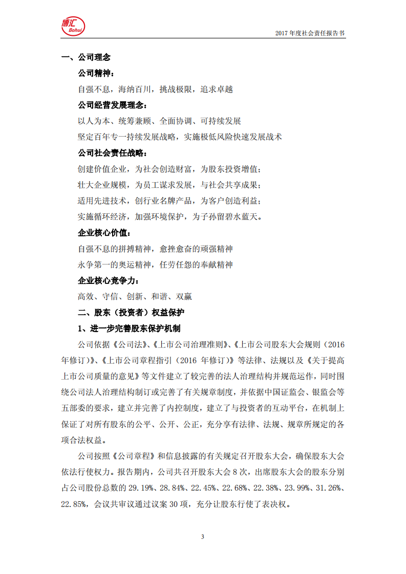 山东博汇纸业股份有限公司2017年度社会责任报告书.PDF 第3页