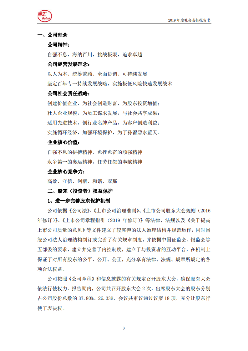 山东博汇纸业股份有限公司2019年度社会责任报告书.PDF 第3页