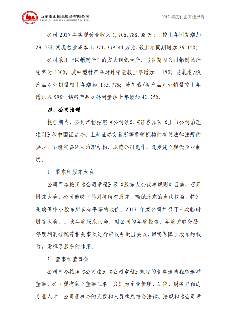 山东南山铝业股份有限公司2017年度社会责任报告.PDF 第4页
