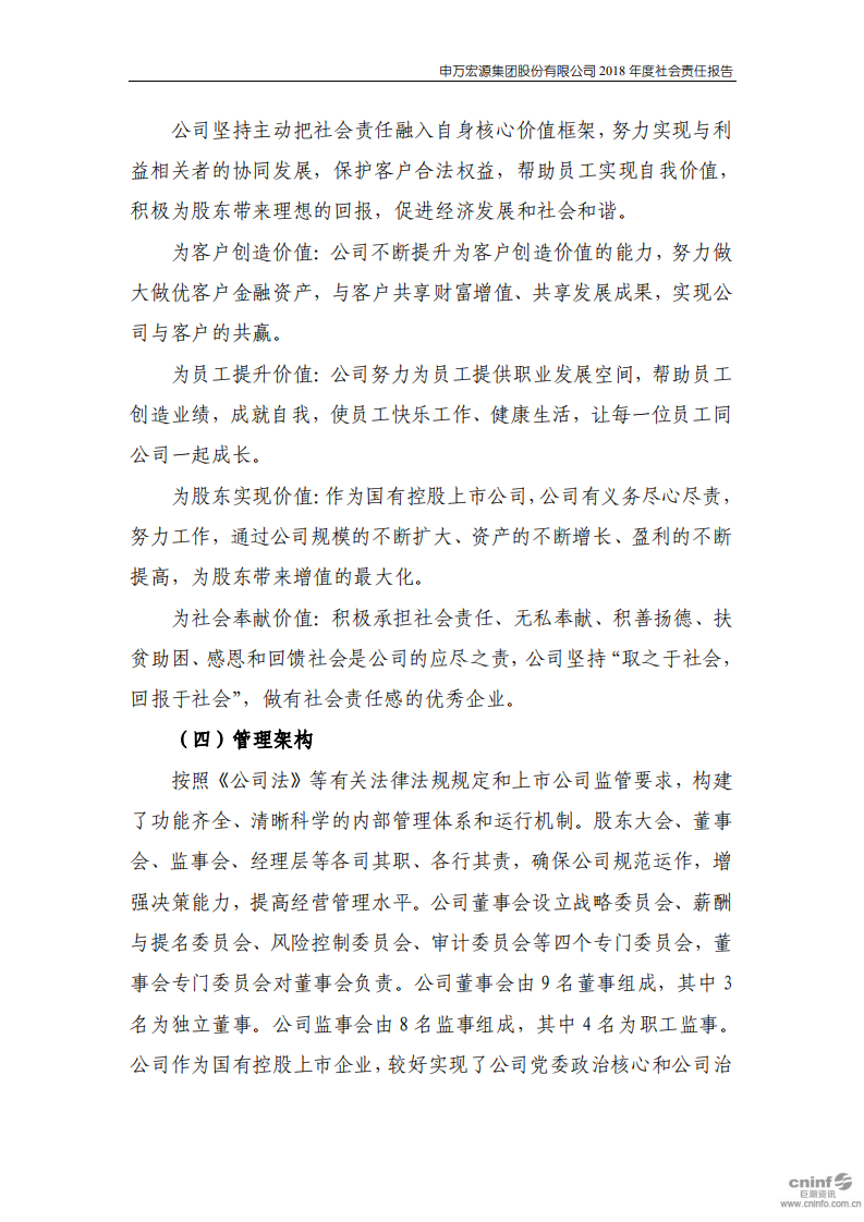 申万宏源集团股份有限公司2018年度社会责任报告.PDF 第3页