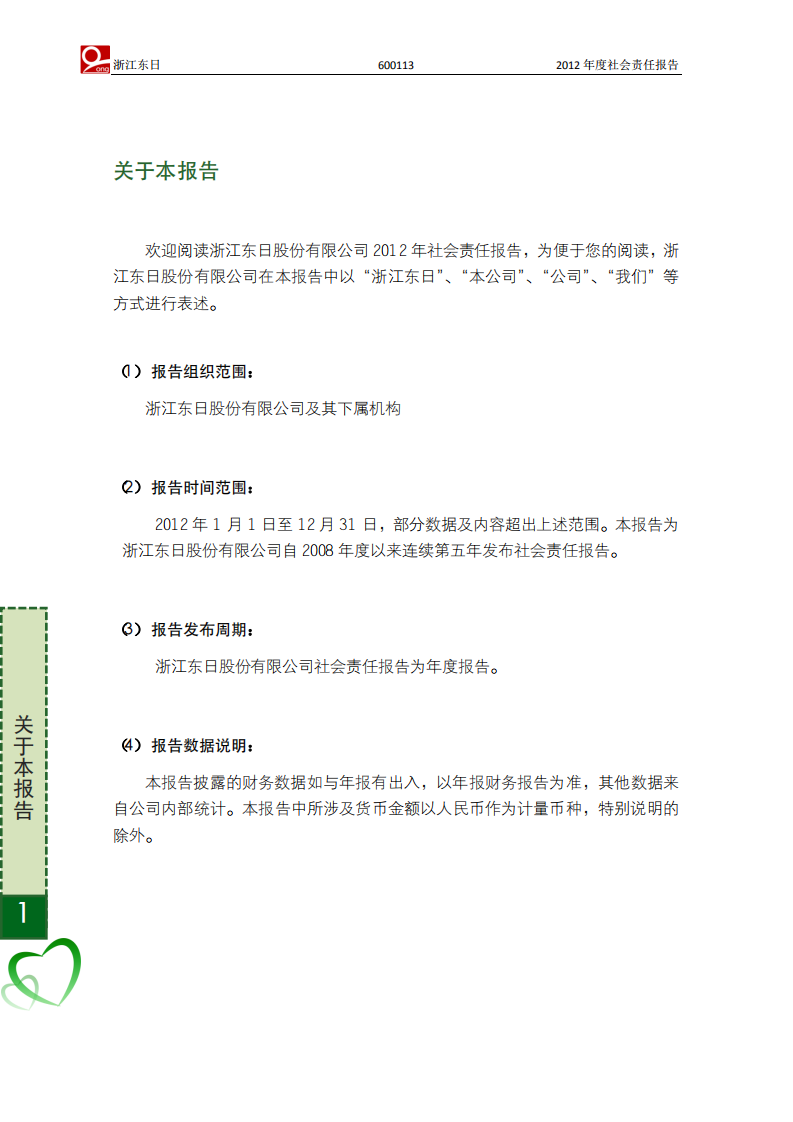 浙江东日股份有限公司2012年度社会责任报告.PDF 第2页