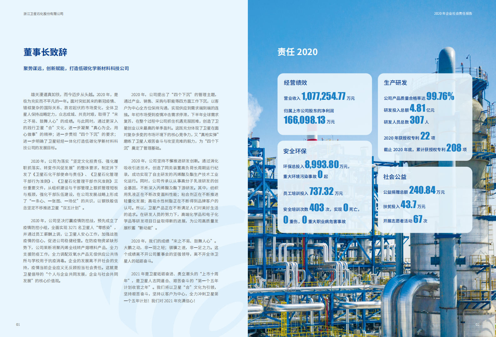 浙江卫星石化股份有限公司2020年社会责任报告.PDF 第3页