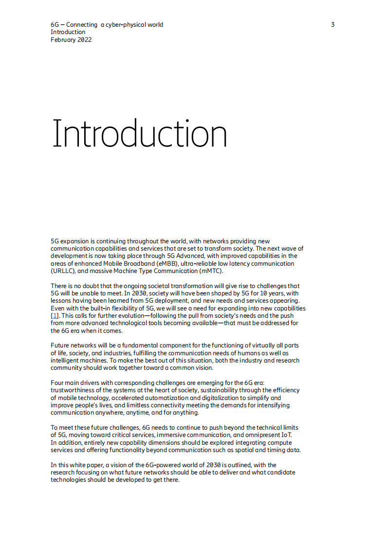 爱立信：6G白皮书-连接虚拟与现实的桥梁（英文版）.pdf 第3页