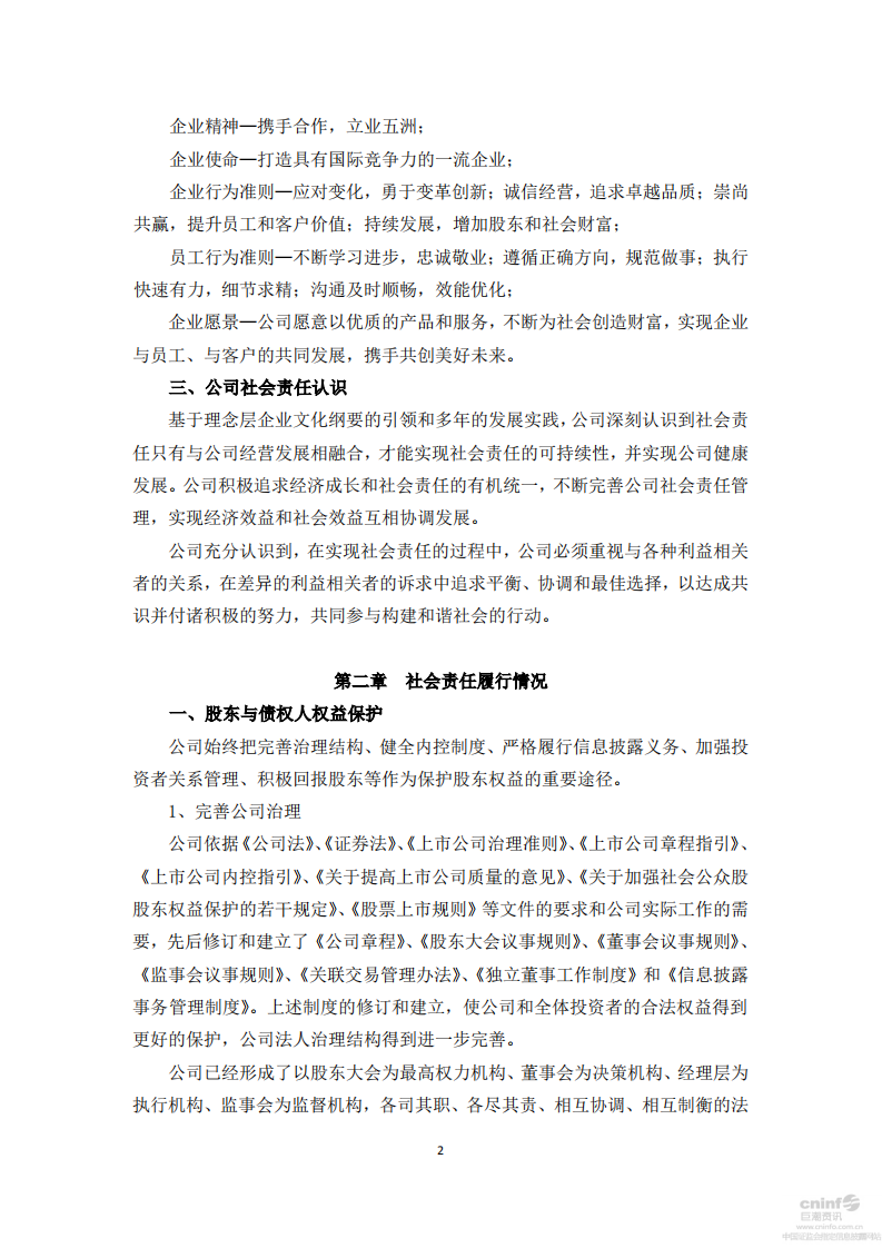 中国大连国际合作(集团)股份有限公司2014年度社会责任报告.PDF 第2页
